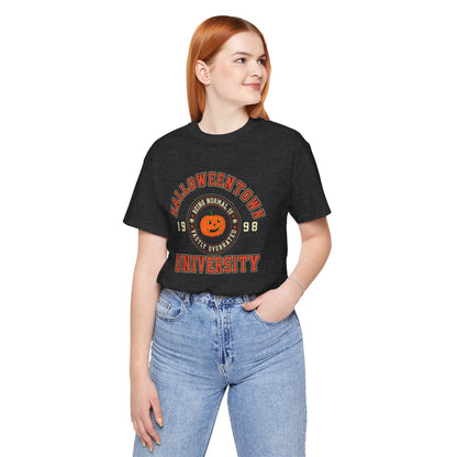 Halloween Town University Unisex Jersey Short Sleeve Tee