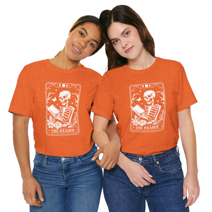 The Reader Tarot Unisex Jersey Short Sleeve Tee