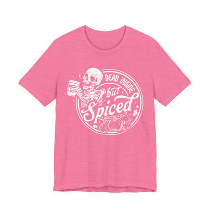 Dead Inside but Spiced Unisex Jersey Short Sleeve Tee