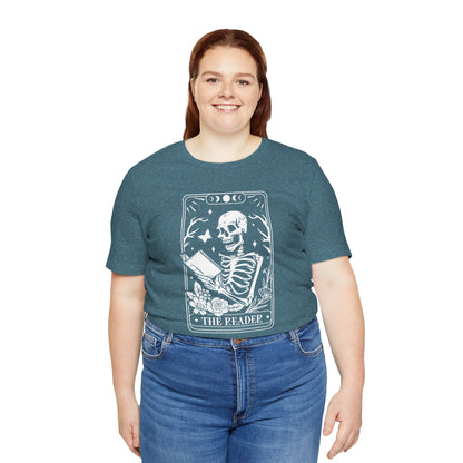 The Reader Tarot Unisex Jersey Short Sleeve Tee