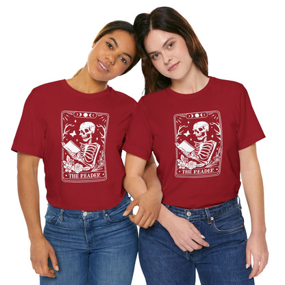 The Reader Tarot Unisex Jersey Short Sleeve Tee