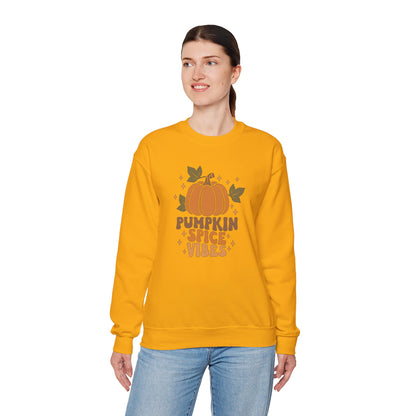 Pumpkin Spice Vibes Unisex Heavy Blend™ Crewneck Sweatshirt