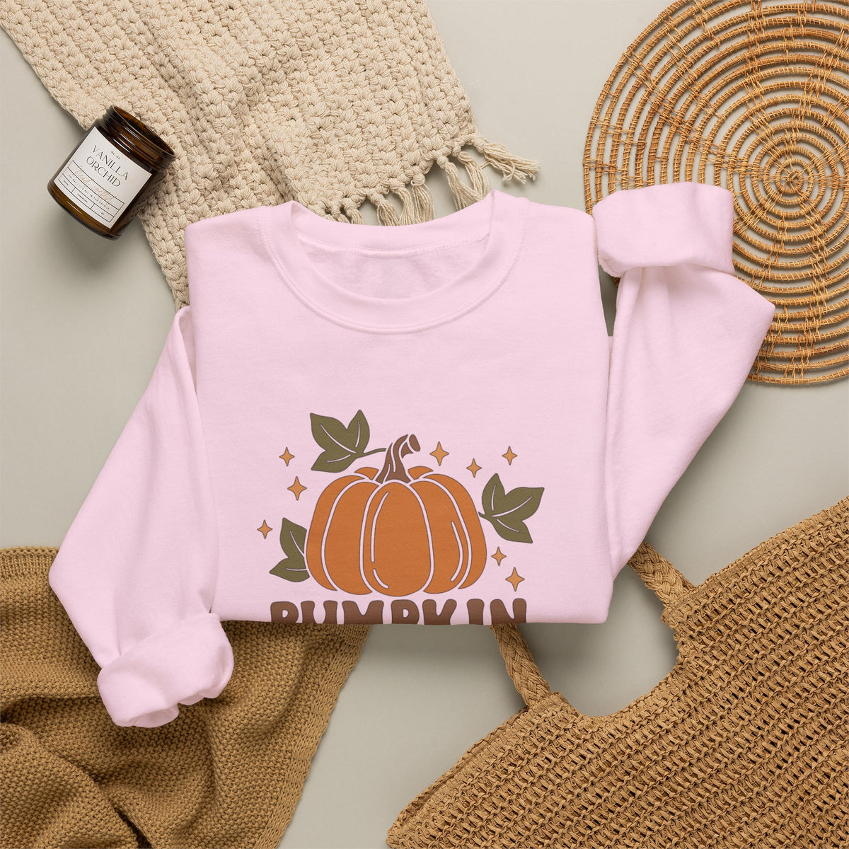 Pumpkin Spice Vibes Unisex Heavy Blend™ Crewneck Sweatshirt