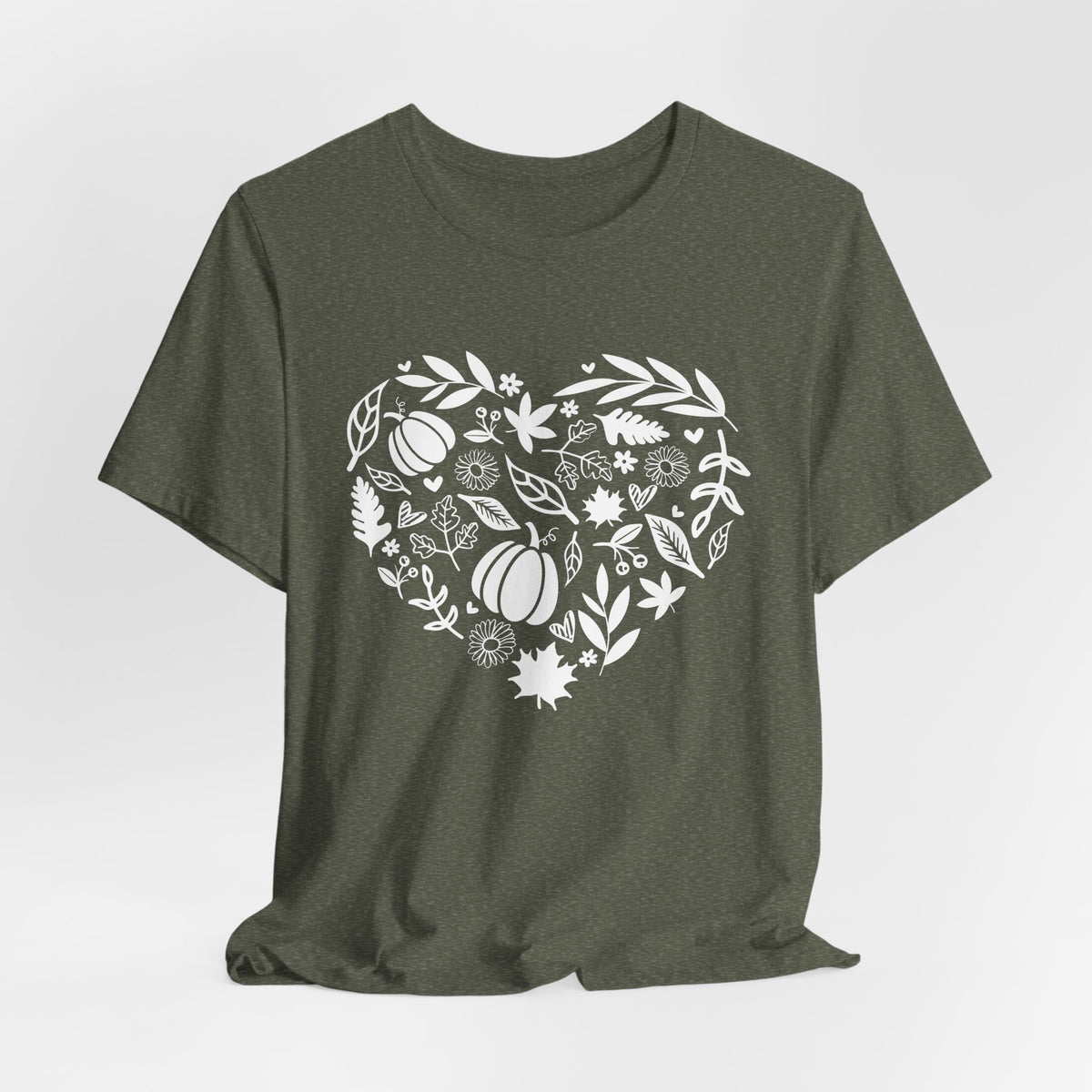 Fall Heart Unisex Jersey Short Sleeve Tee