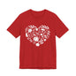 Fall Heart Unisex Jersey Short Sleeve Tee