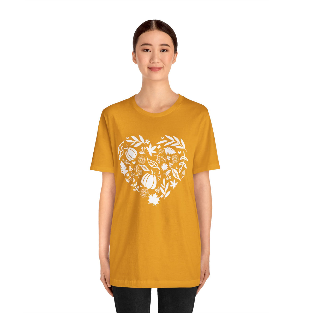 Fall Heart Unisex Jersey Short Sleeve Tee