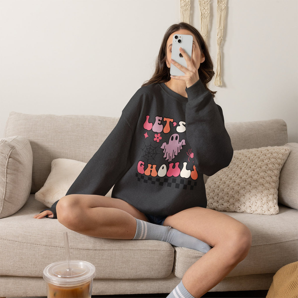 Let's Go Ghouls Unisex Heavy Blend™ Crewneck Sweatshirt