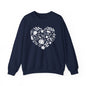 Fall Heart Unisex Heavy Blend™ Crewneck Sweatshirt