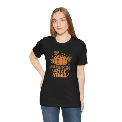 Pumpkin Spice Vibes Unisex Jersey Short Sleeve Tee