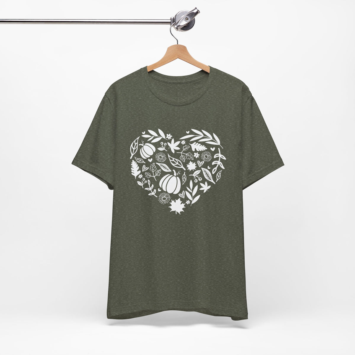 Fall Heart Unisex Jersey Short Sleeve Tee