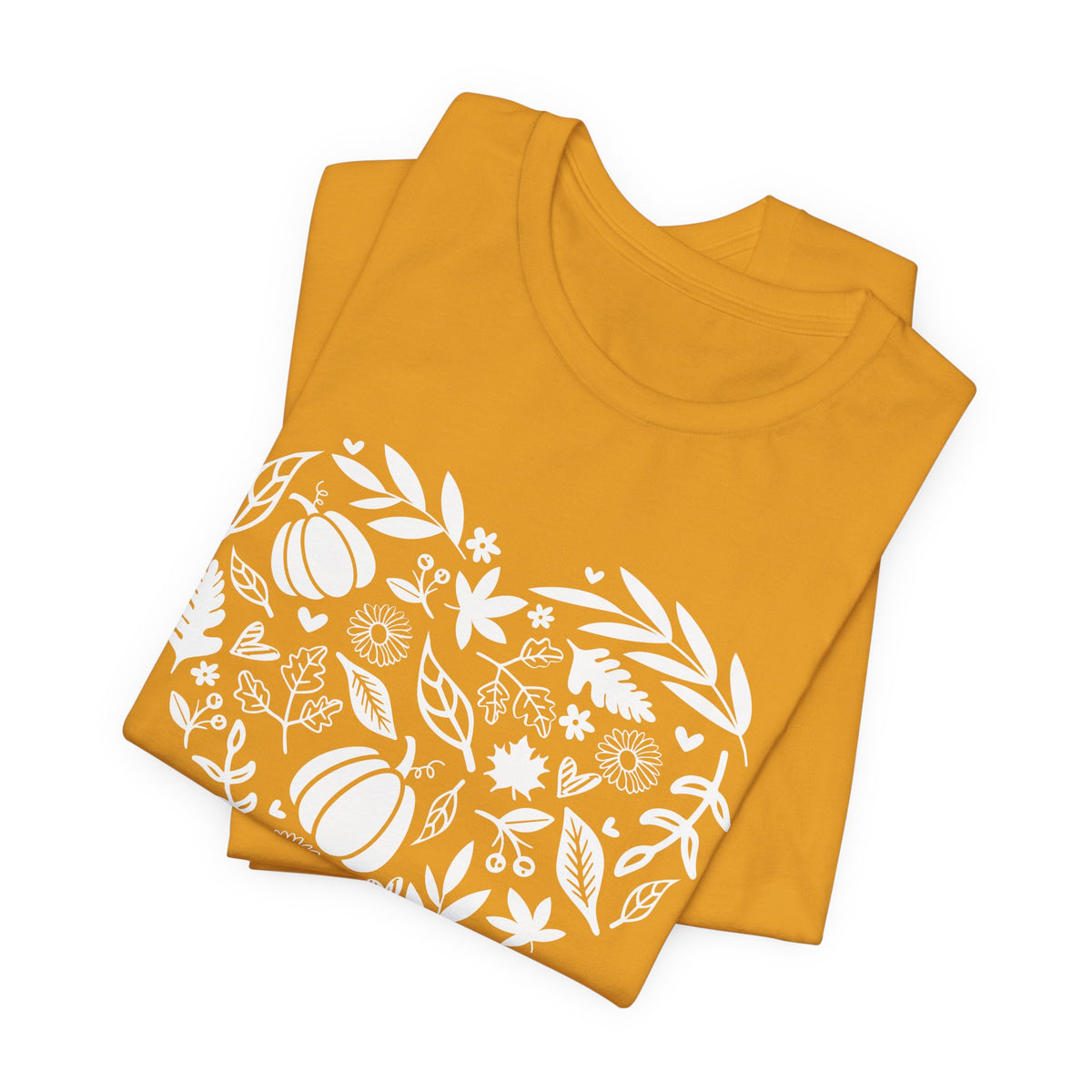 Fall Heart Unisex Jersey Short Sleeve Tee