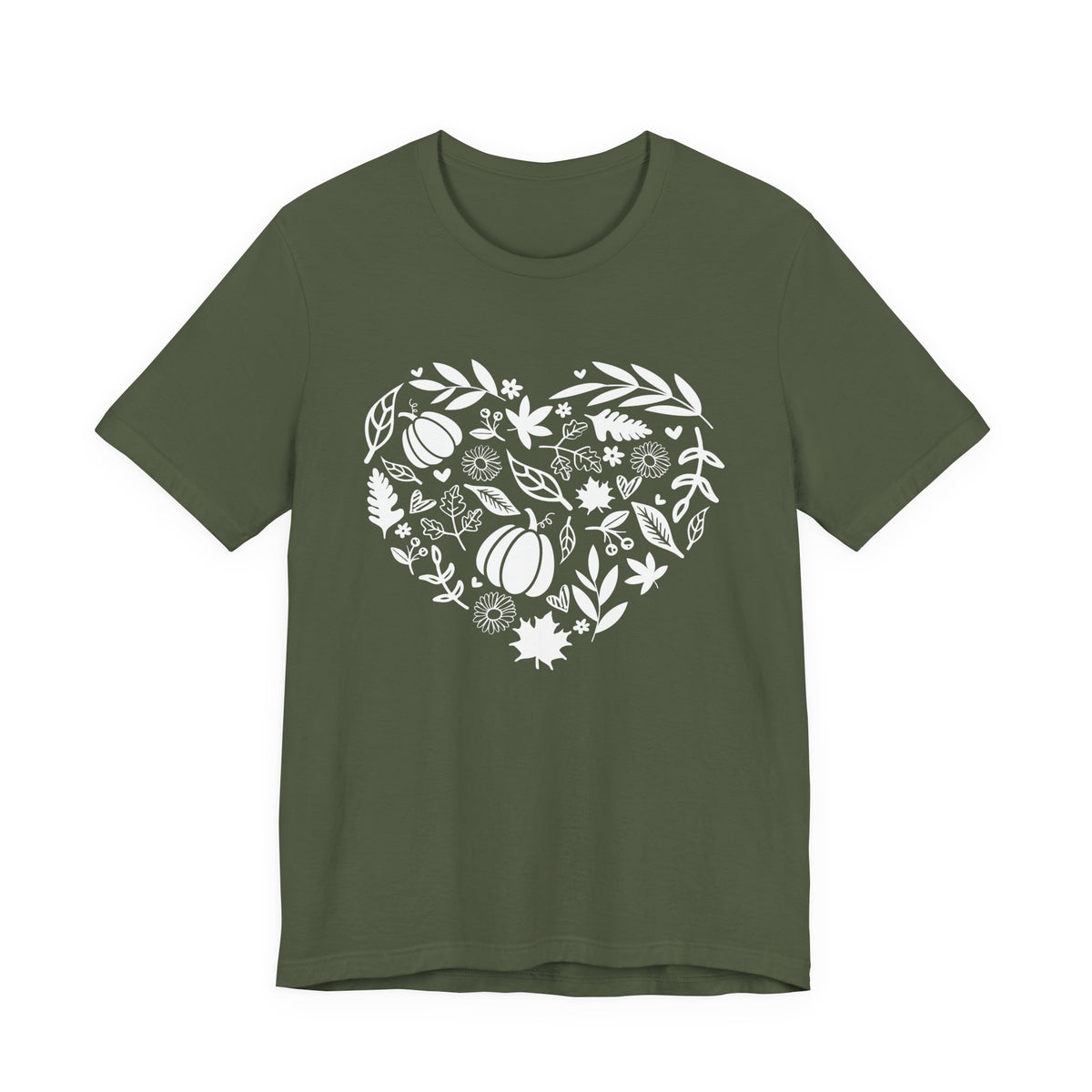Fall Heart Unisex Jersey Short Sleeve Tee