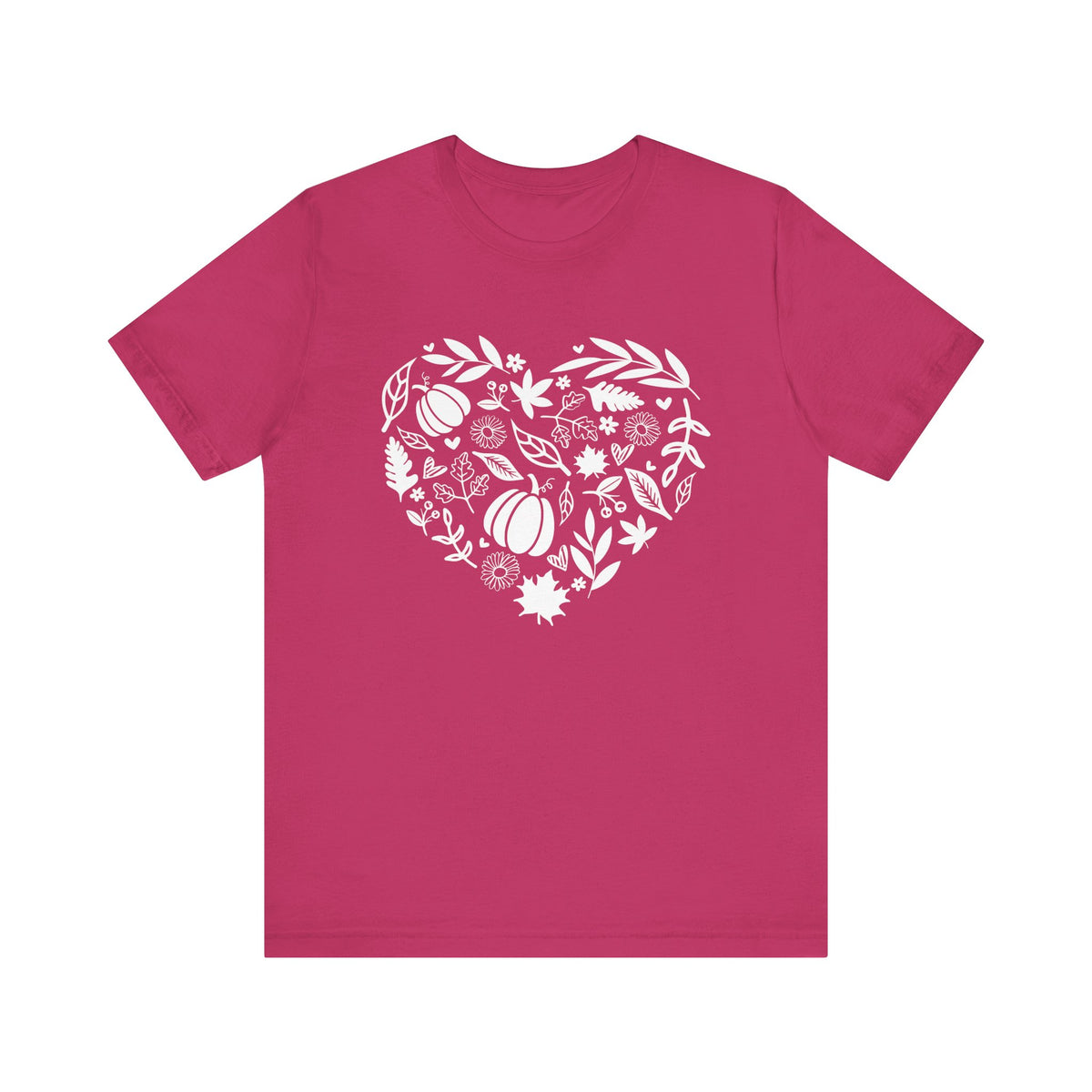 Fall Heart Unisex Jersey Short Sleeve Tee