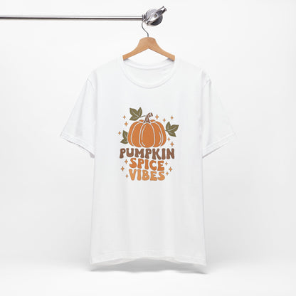 Pumpkin Spice Vibes Unisex Jersey Short Sleeve Tee