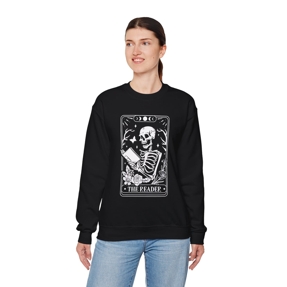The Reader Tarot Unisex Heavy Blend™ Crewneck Sweatshirt