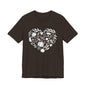 Fall Heart Unisex Jersey Short Sleeve Tee