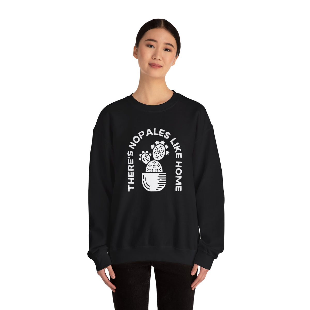 There's Nopales Like Home Unisex Heavy Blend™ Crewneck Sweatshirt