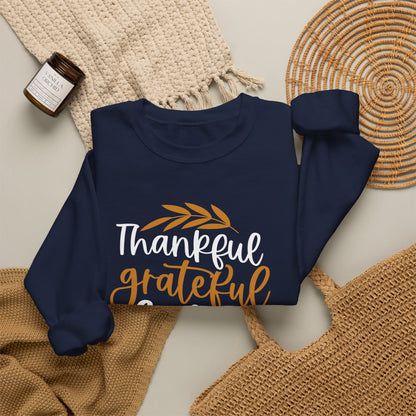 Thankful Grateful Blessed Unisex Heavy Blend™ Crewneck Sweatshirt