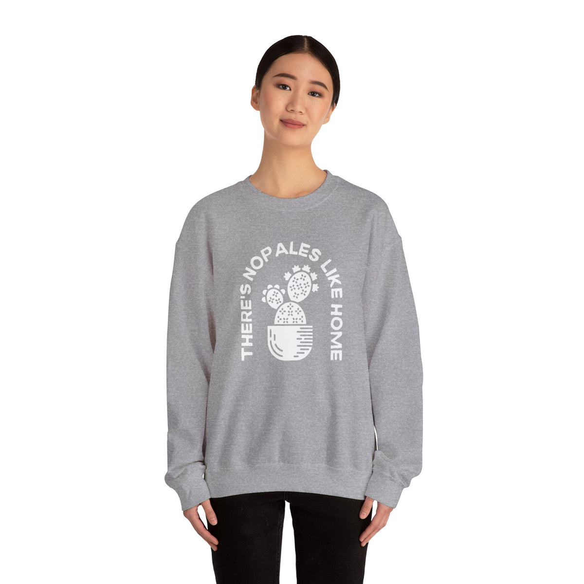 There's Nopales Like Home Unisex Heavy Blend™ Crewneck Sweatshirt
