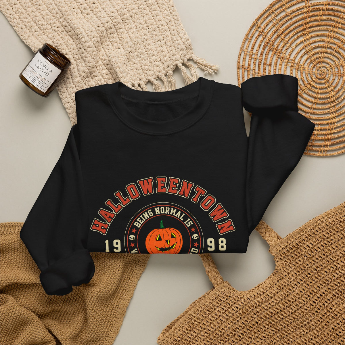 Halloween Town University Unisex Heavy Blend™ Crewneck Sweatshirt
