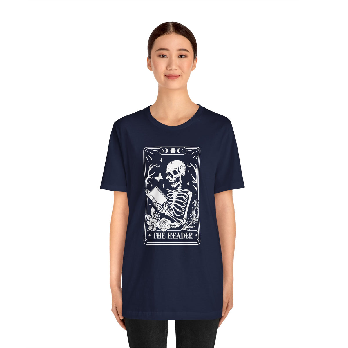 The Reader Tarot Unisex Jersey Short Sleeve Tee