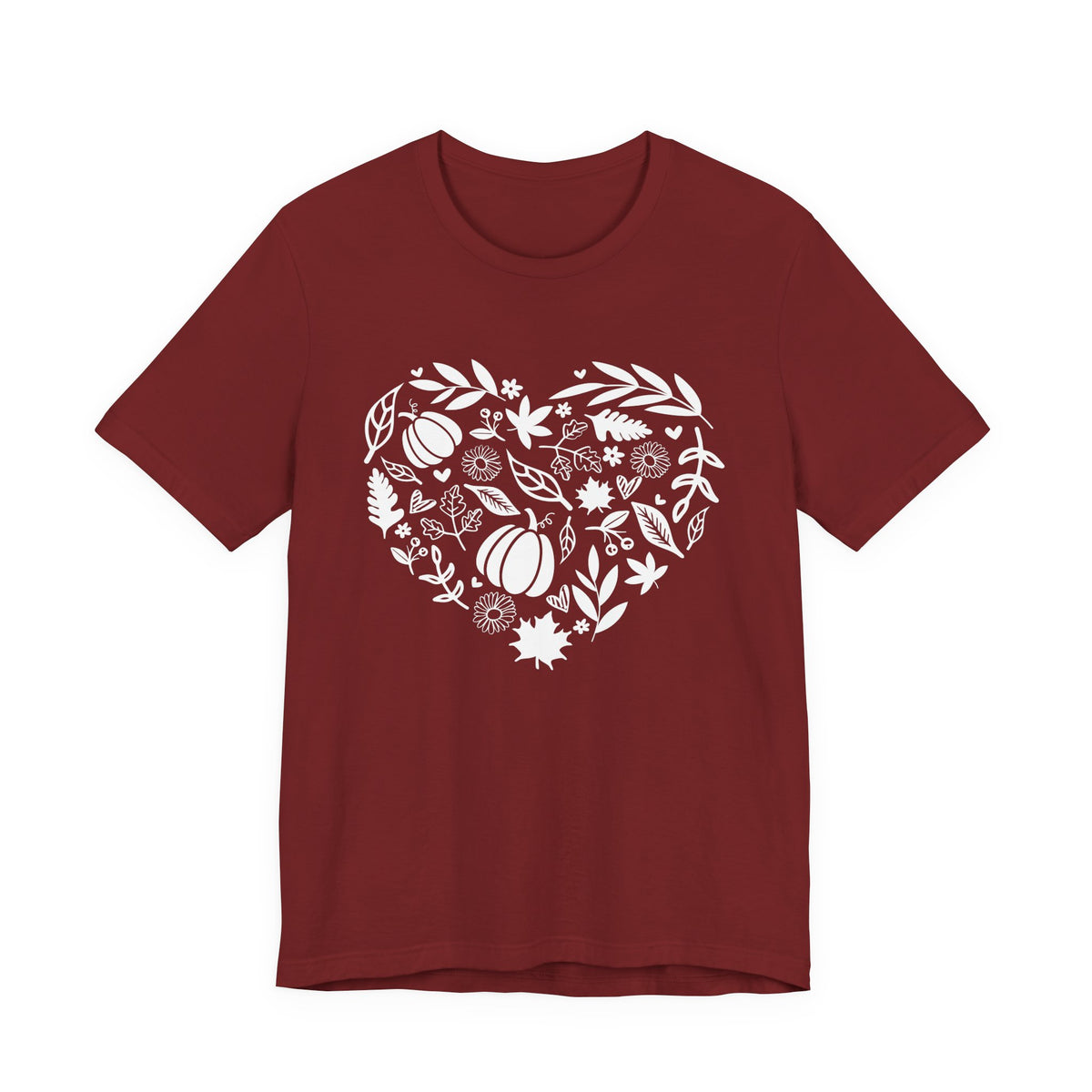 Fall Heart Unisex Jersey Short Sleeve Tee