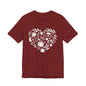Fall Heart Unisex Jersey Short Sleeve Tee