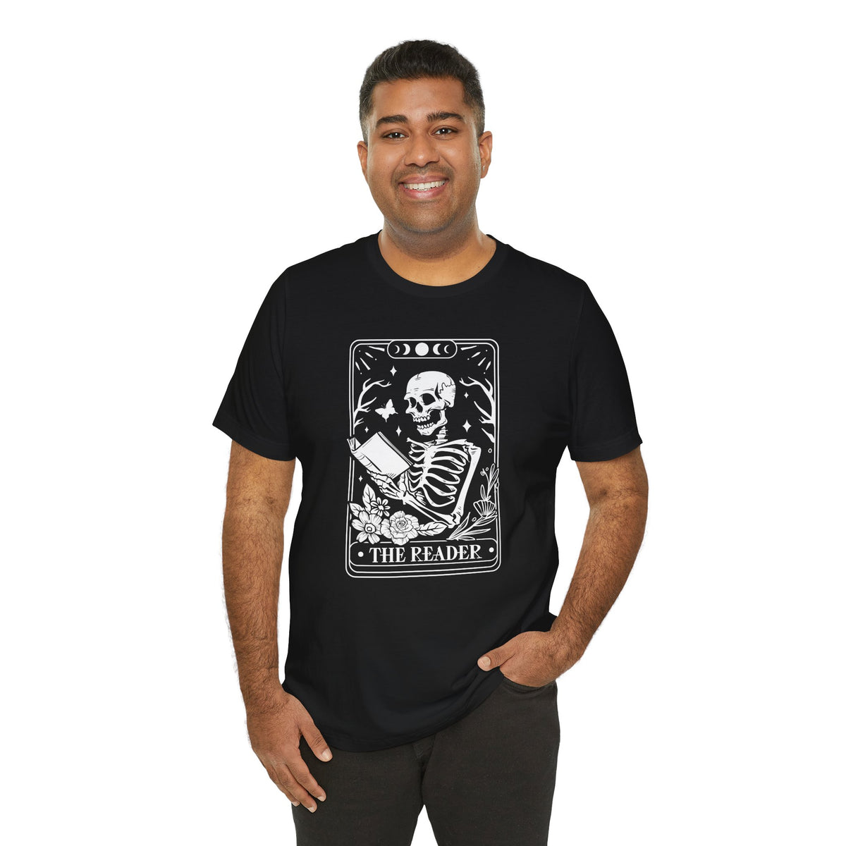 The Reader Tarot Unisex Jersey Short Sleeve Tee