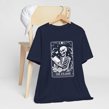 The Reader Tarot Unisex Jersey Short Sleeve Tee