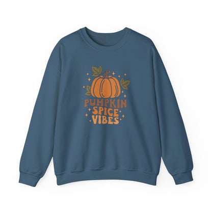 Pumpkin Spice Vibes Unisex Heavy Blend™ Crewneck Sweatshirt