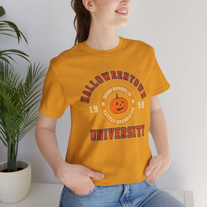 Halloween Town University Unisex Jersey Short Sleeve Tee