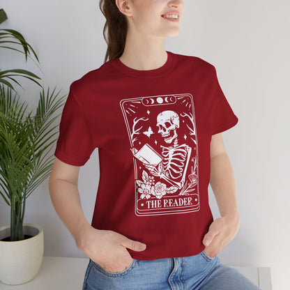 The Reader Tarot Unisex Jersey Short Sleeve Tee