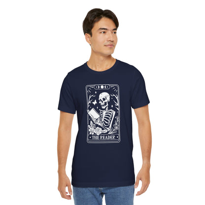 The Reader Tarot Unisex Jersey Short Sleeve Tee