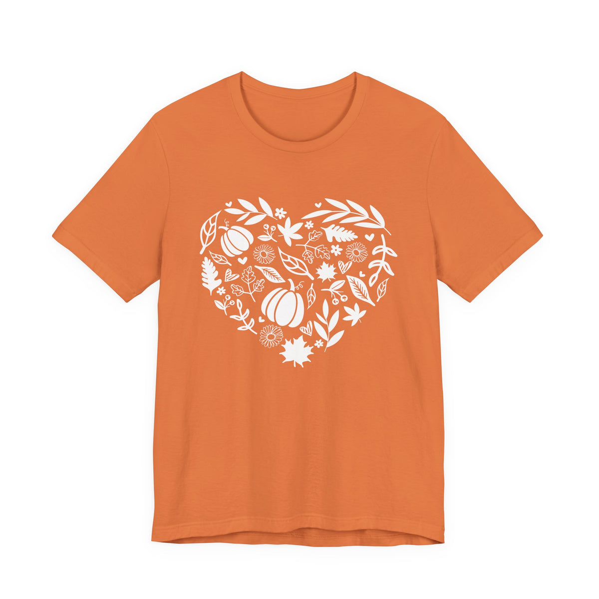 Fall Heart Unisex Jersey Short Sleeve Tee