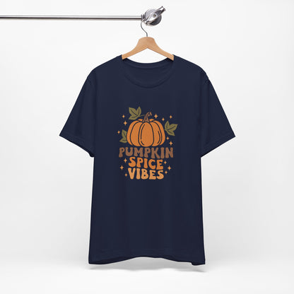 Pumpkin Spice Vibes Unisex Jersey Short Sleeve Tee