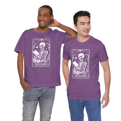 The Reader Tarot Unisex Jersey Short Sleeve Tee