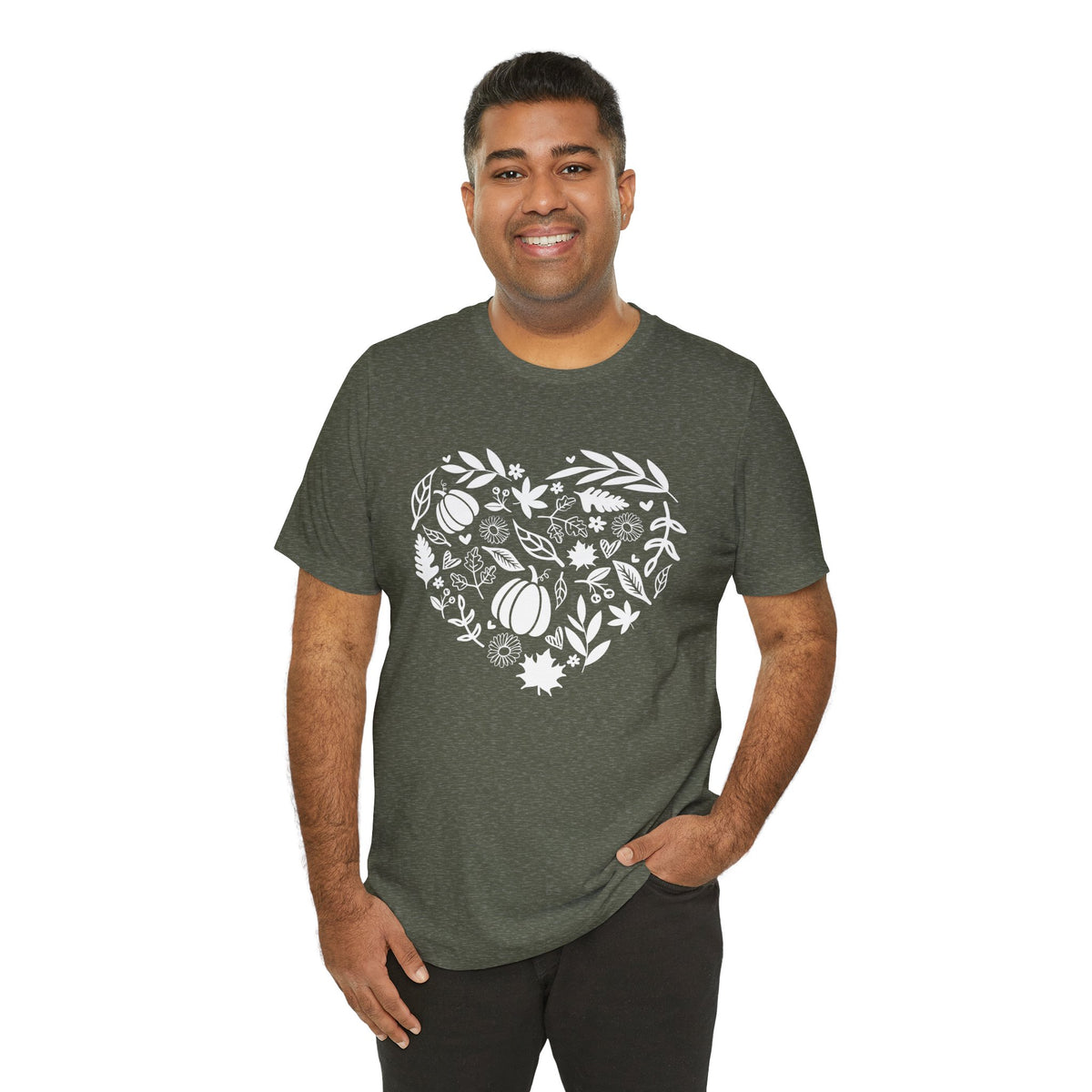 Fall Heart Unisex Jersey Short Sleeve Tee