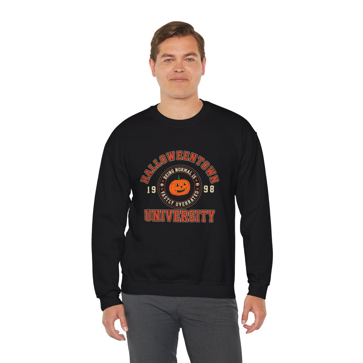 Halloween Town University Unisex Heavy Blend™ Crewneck Sweatshirt