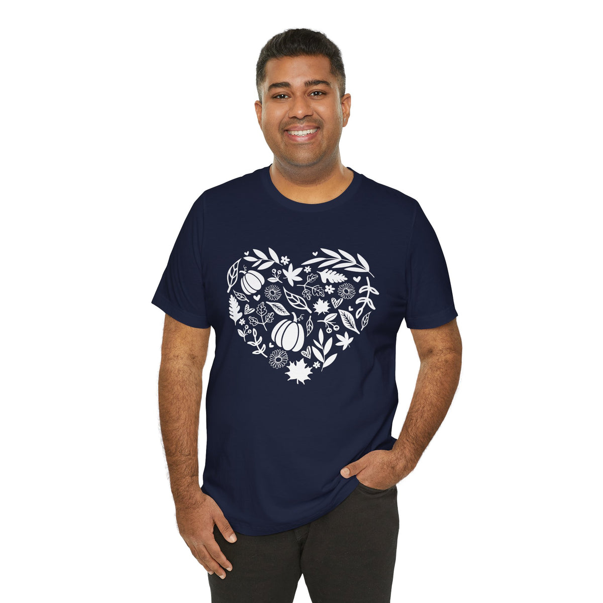 Fall Heart Unisex Jersey Short Sleeve Tee