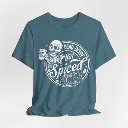 Dead Inside but Spiced Unisex Jersey Short Sleeve Tee