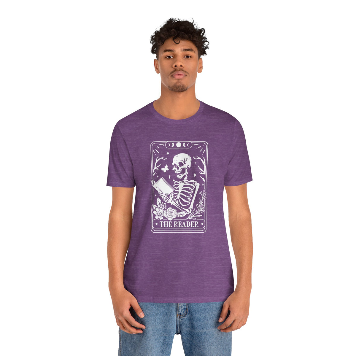 The Reader Tarot Unisex Jersey Short Sleeve Tee