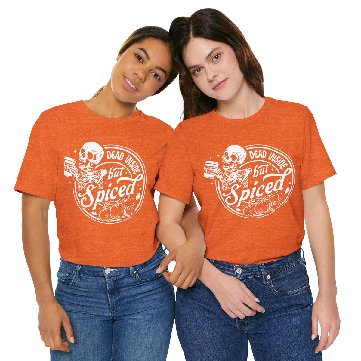 Dead Inside but Spiced Unisex Jersey Short Sleeve Tee