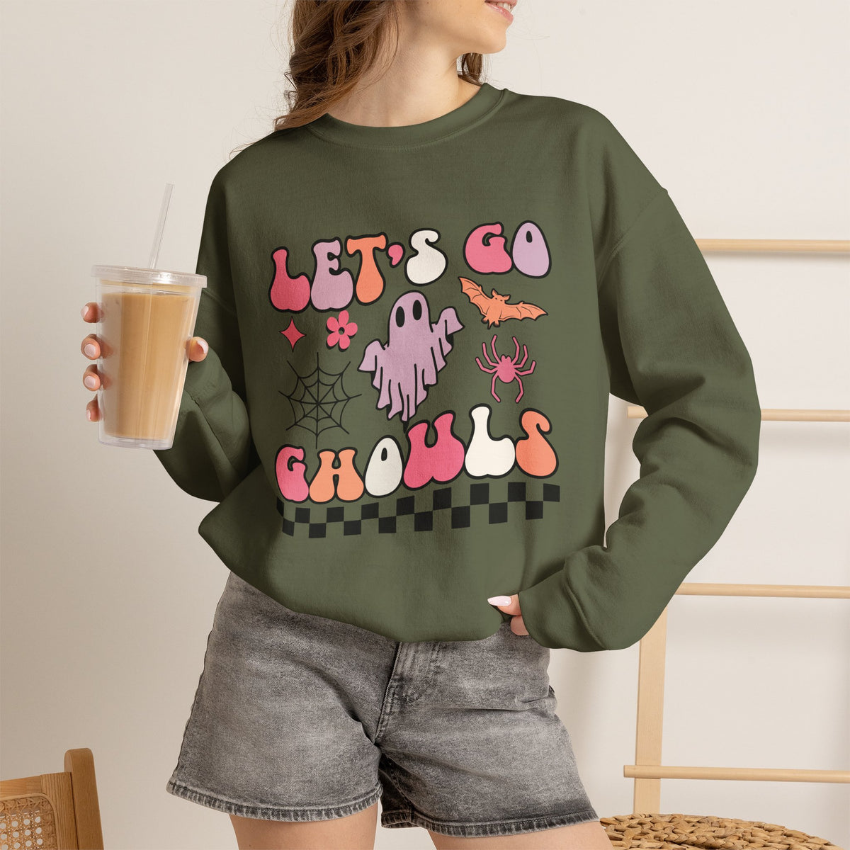 Let's Go Ghouls Unisex Heavy Blend™ Crewneck Sweatshirt