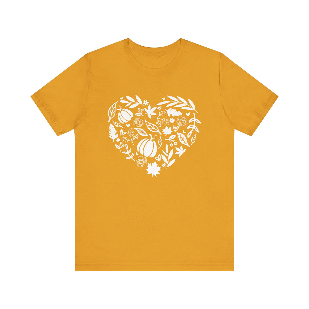Fall Heart Unisex Jersey Short Sleeve Tee
