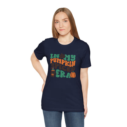 In My Pumpkin Spiced Era Unisex Jersey Short Sleeve Tee
