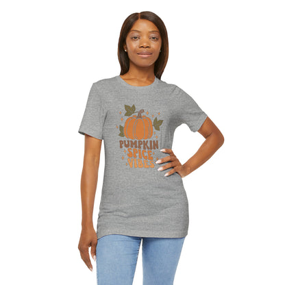Pumpkin Spice Vibes Unisex Jersey Short Sleeve Tee