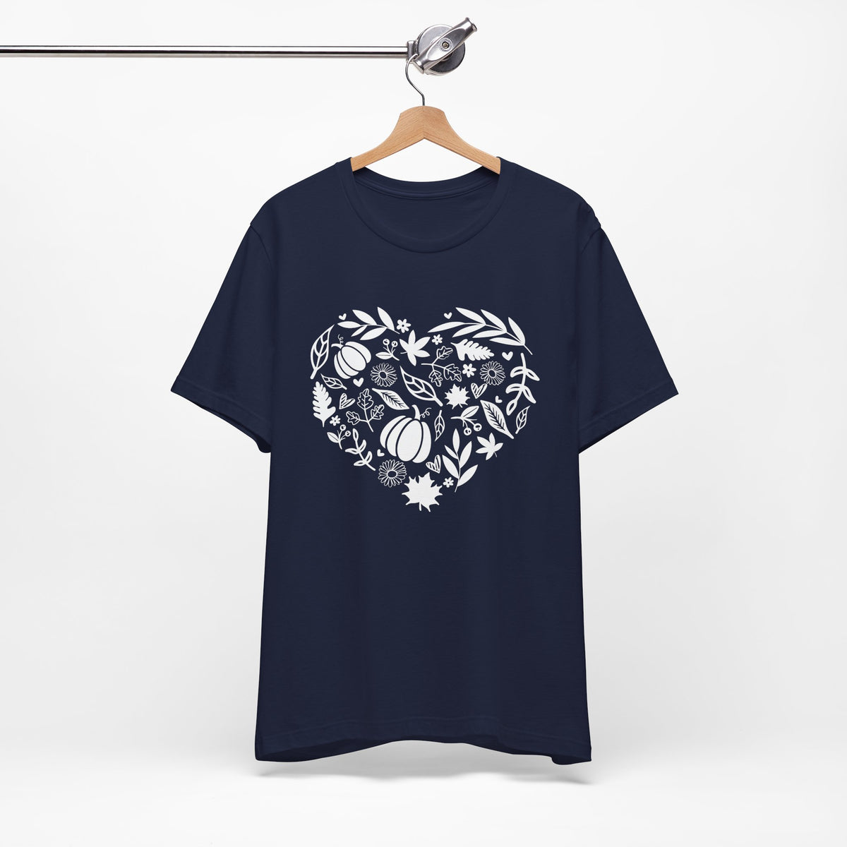 Fall Heart Unisex Jersey Short Sleeve Tee