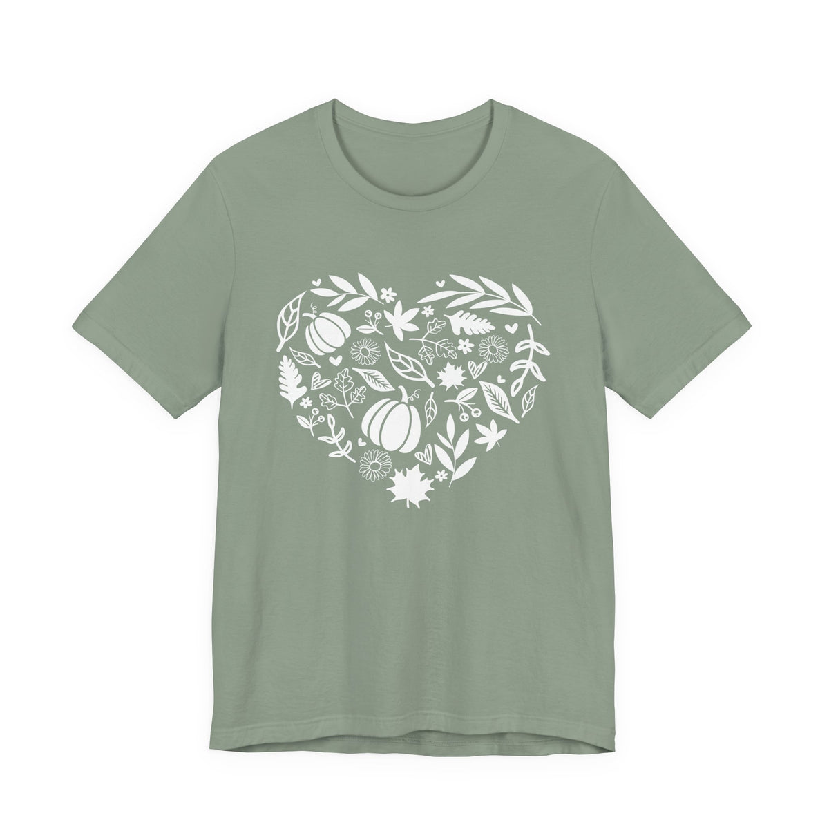 Fall Heart Unisex Jersey Short Sleeve Tee