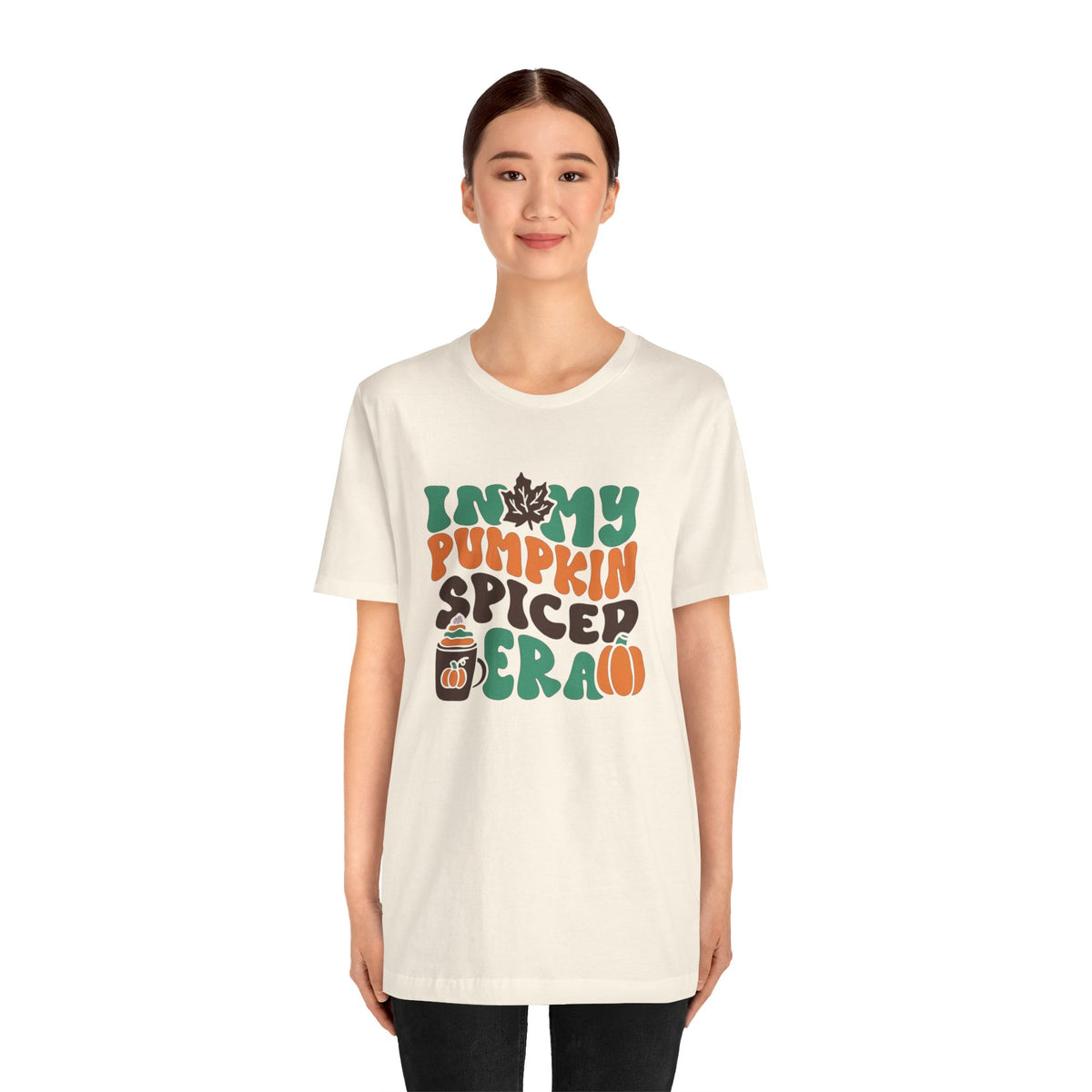 In My Pumpkin Spiced Era Unisex Jersey Short Sleeve Tee