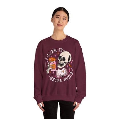 I Like It Extra Spicy Unisex Heavy Blend™ Crewneck Sweatshirt